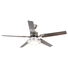 Hot Sale New Products Home Decoration Stainless Steel Blades Remote Control LED Ceiling Fan With Light